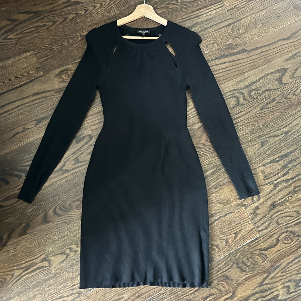 Rag & Bone Black Knit Dress